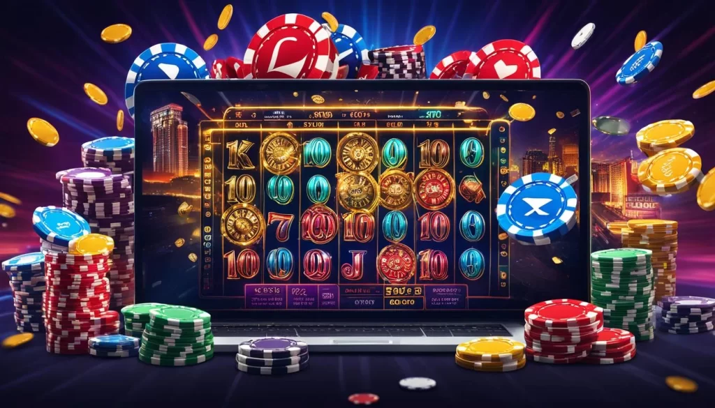 Bàn chơi Tài Xỉu với các loại cược và xúc xắc
